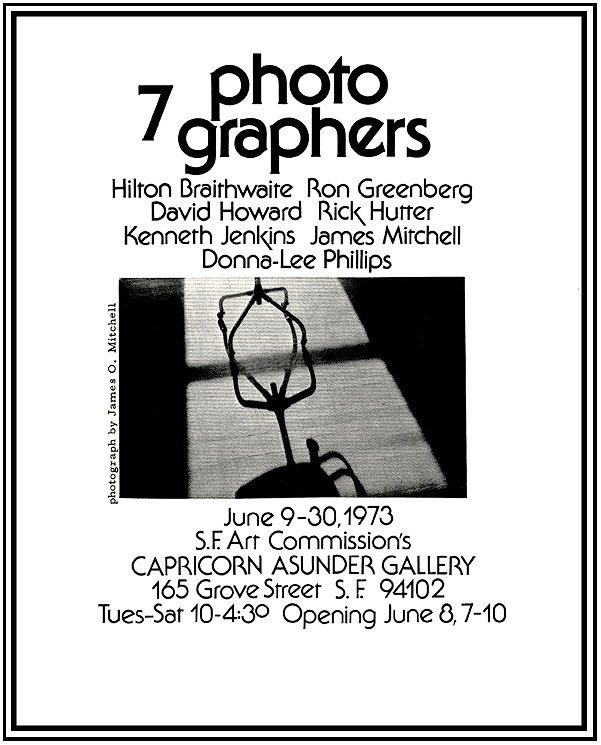 David Howard Photography San Francisco Art Commission Gallery Exhibition David E. T. Howard Photographer Artist
