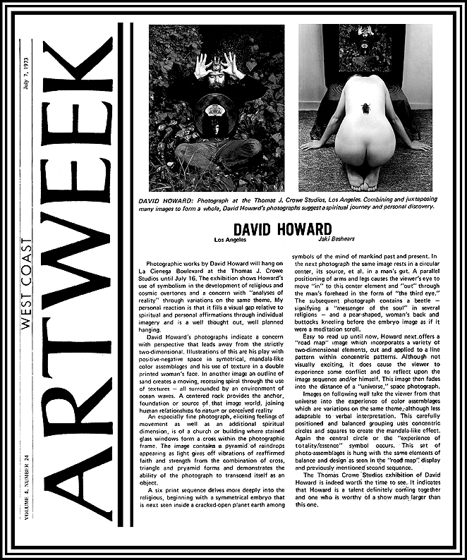 David E. T. Howard Photographer Artist Los Angeles Photography Review David E. T. Howard Photrapher Artist