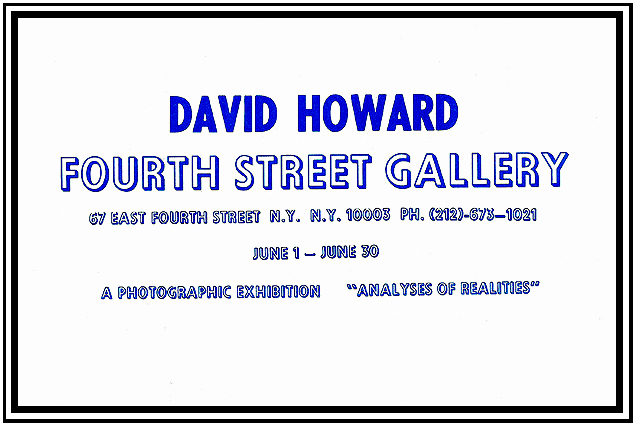 David Howard Photography Photography Exhibition in New York City David Howard Photography