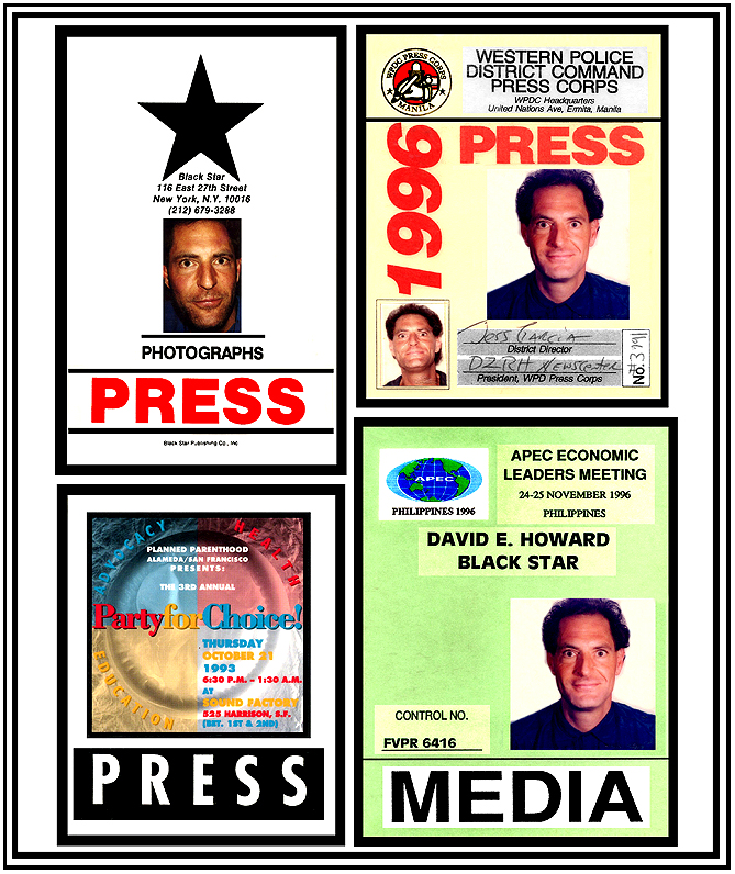 David E.T. HOward Photographer Artist 4 Press Passes David E. T. Howard Photographer Artist