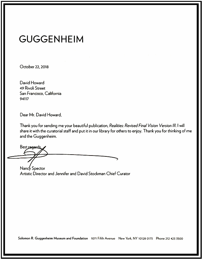 David E. T. Howard Photographer Artist Guggenheim Museum David E. T. Howard Photographer Artist