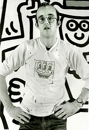 DAVID HOWARD KEITH HARING PHOTOGRAPH