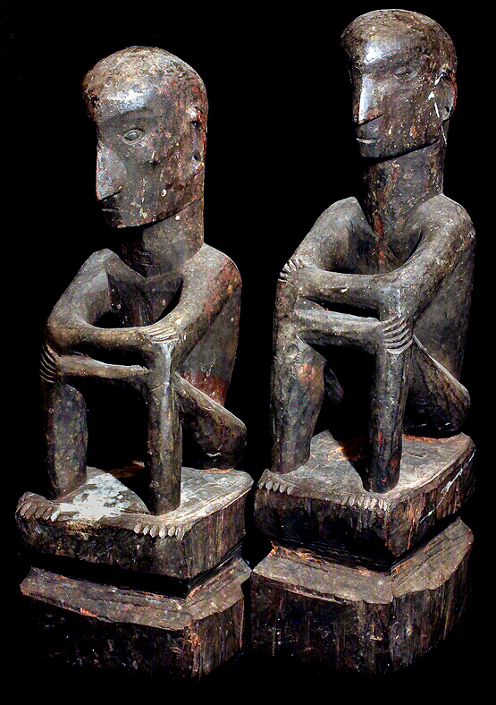 David Howard Tribal Art Ifugao Bulul Pair