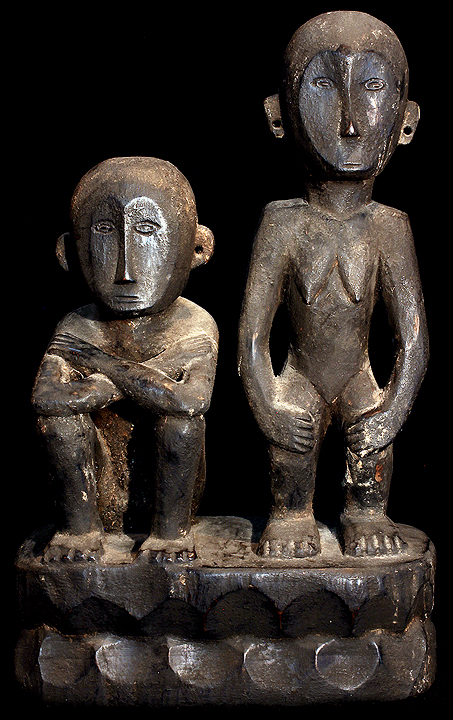 IFUGAO BULUL PAIR DAVID HOWARD TRIBAL ART