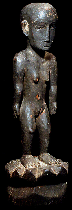 Bulul Ifugao Hand Carved Standing Female