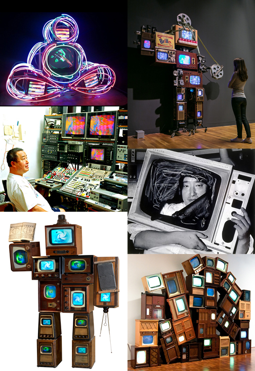 Nam June Paik Artworks and Portraits