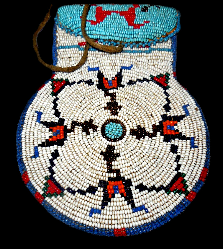 SIOUX PEYOTE MEDICNE BAG DAVID HOWARD TRIBAL ART