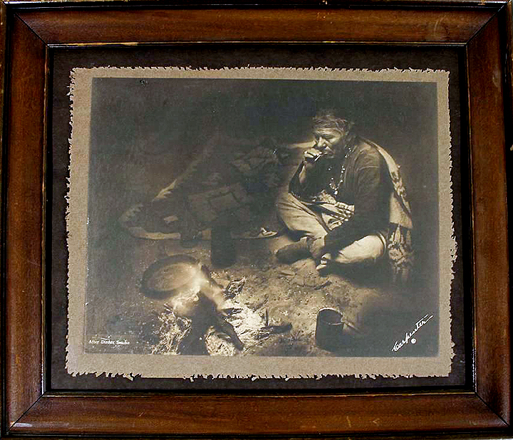 Charles Carpenter After Dinner Smoke photograph David Howard Tribal Art