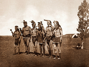 Edward Curtis Arikara Medicine Ceremony the Bears David Howard Tribal Art