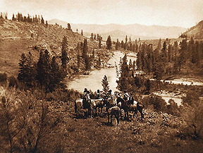 Edward Curtis Spokane Camp 243 David Howard Tribal Art