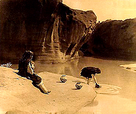 Edward Curtis Well at Acoma David Howard Tribal Art