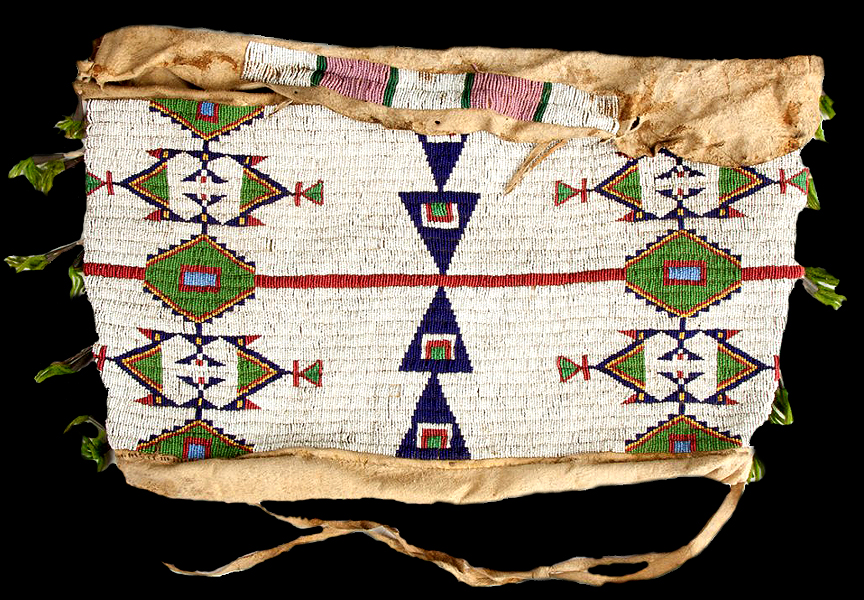 Details about   Native American Indian Sioux Lakota Oglala South Dakota VTG Postcard Tipi beads 