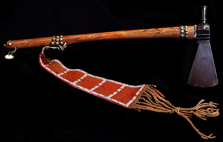 NATIVE AMERICAN PIPE TOMAHAWK DAVID HOWARD TRIBAL ART