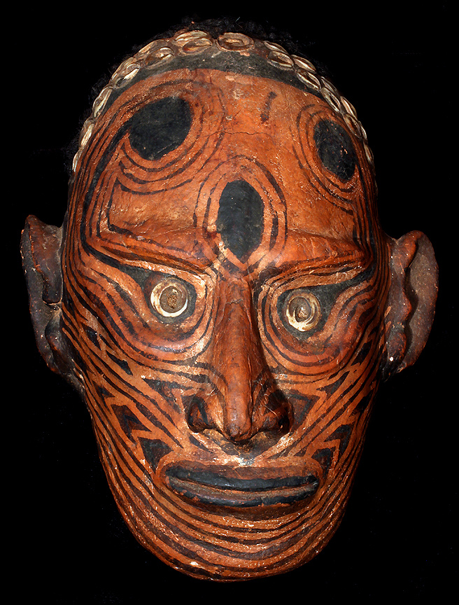 IATMUL OVERMODELED HUMAN SKULL