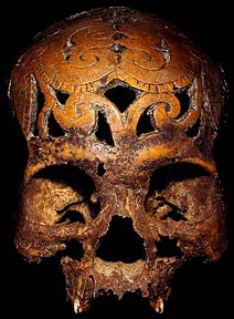 DAVID HOWARD TRIBAL ART DAYAK SKULL