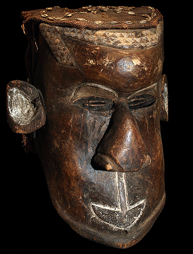 KUBA HELMET MASK DAVID HOWARD TRIBAL ART