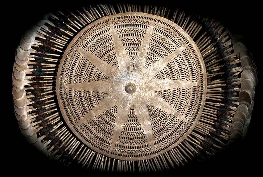 19TH CENTURY SILVER CELESTIAL HILL TRIBE CROWN HEADDRESS