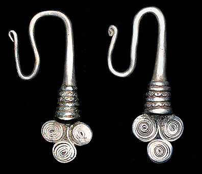 LANTIEN EARRINGS DAVID HOWARD TRIBAL ART