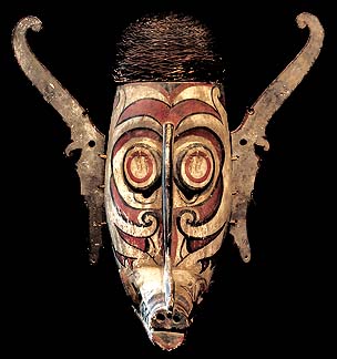 DAYAK MASK DAVID HOWARD TRIBAL ART