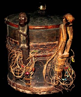 DAYAK MAGIC MEDICINE BOX DAVID HOWARD TRIBAL ART