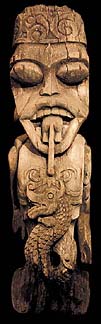 BAHAU DAYAK STATUE DAVID HOWARD TRIBAL ART