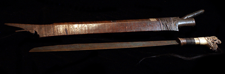 Mandau Sword Dayak Tribe Borneo David Howard Tribal Art