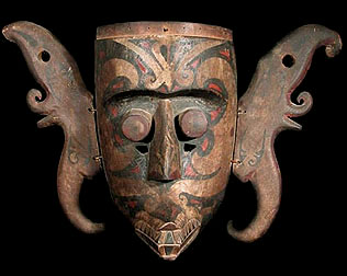 DAYAK MASK DAVID HOWARD TRIBAL ART