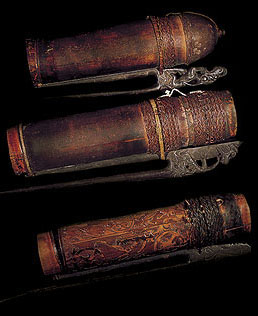 DAYAK QUIVERS DAVID HOWARD TRIBAL ART