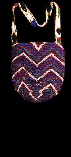 YORUBA CEREMONIAL BEADED BAG