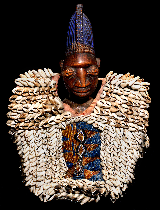 YORUBA IBEJI COWRIE SHELL BEADED JACKET