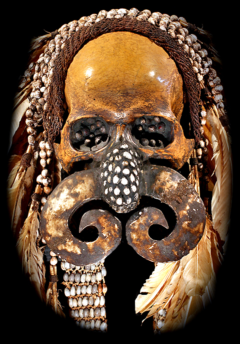 Asmat Ancestr Skull