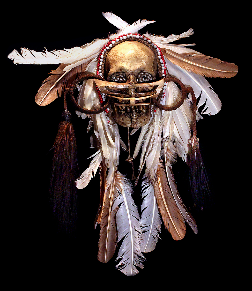 ASMAT ANCESTOR SKULL