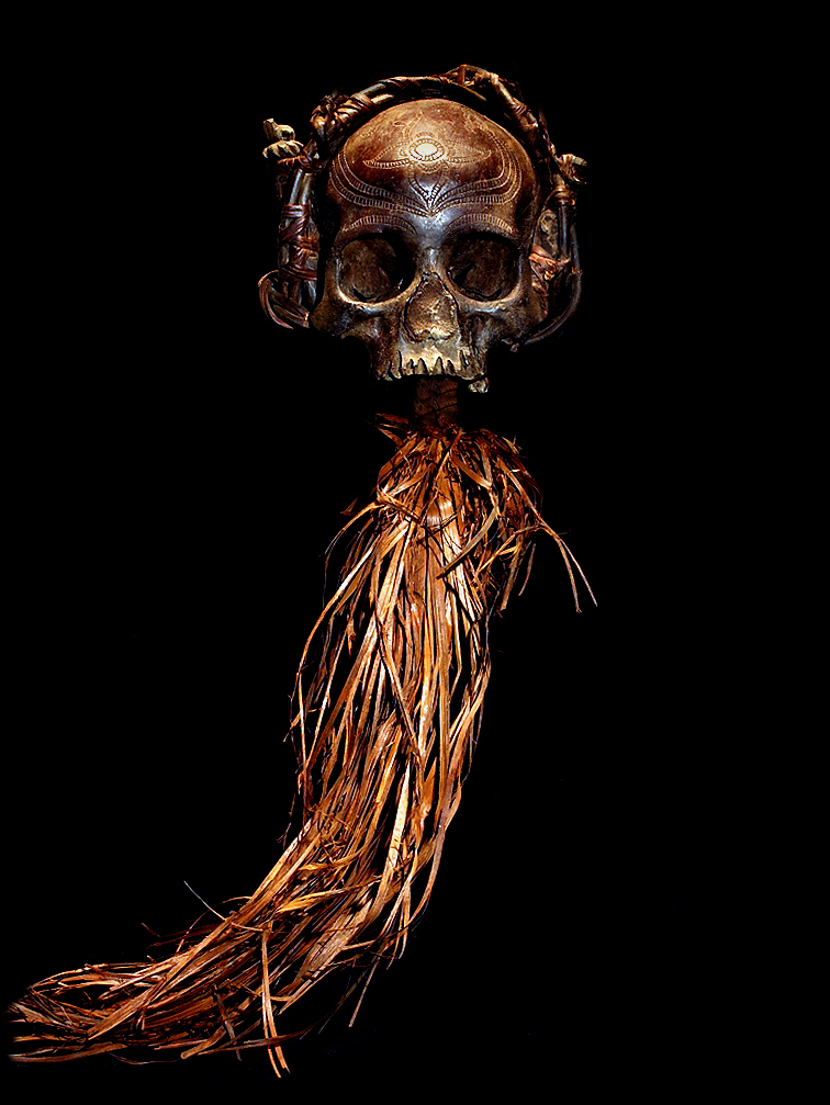 IBAN DAYAK HUMAN TROPHY HEADHUNTERS SKULL