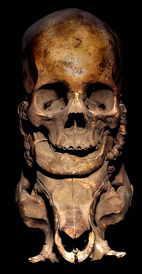 IFUGAO HEAD HUNTING TROPHY SKULL