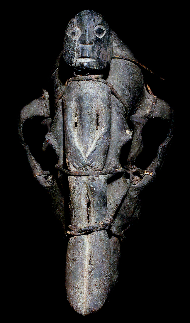 DAVID HOWARD TRIBAL ART IFUGAO BULUL ANIMAL SKULL TROPHY FETISH