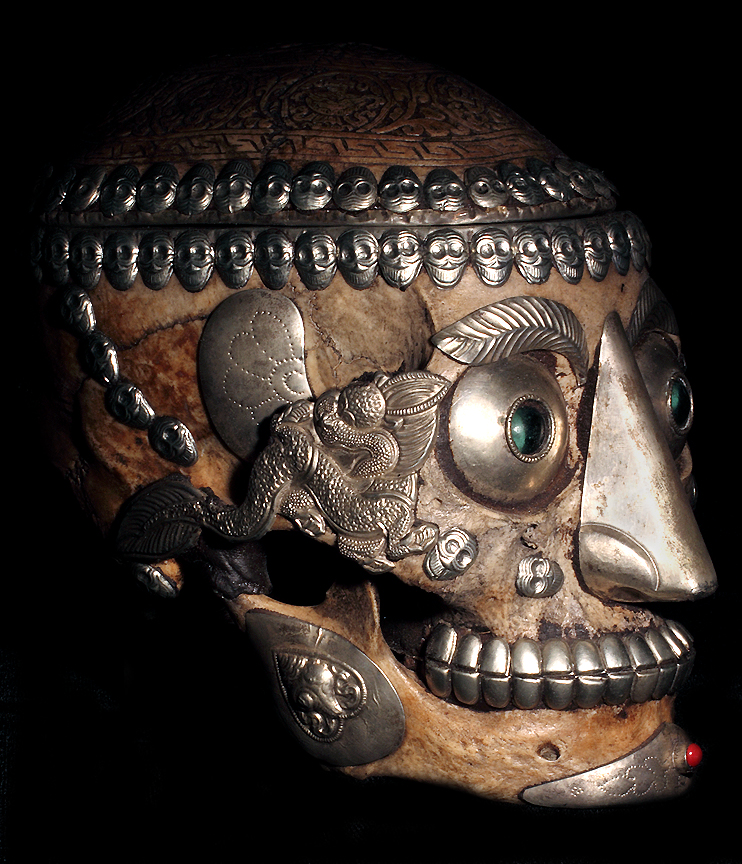 KAPALA HUMAN SKULL NEPAL TANTRIC RITUAL