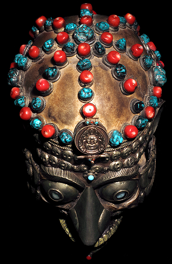 KAPALA SKULL BEADED SKULL CAP