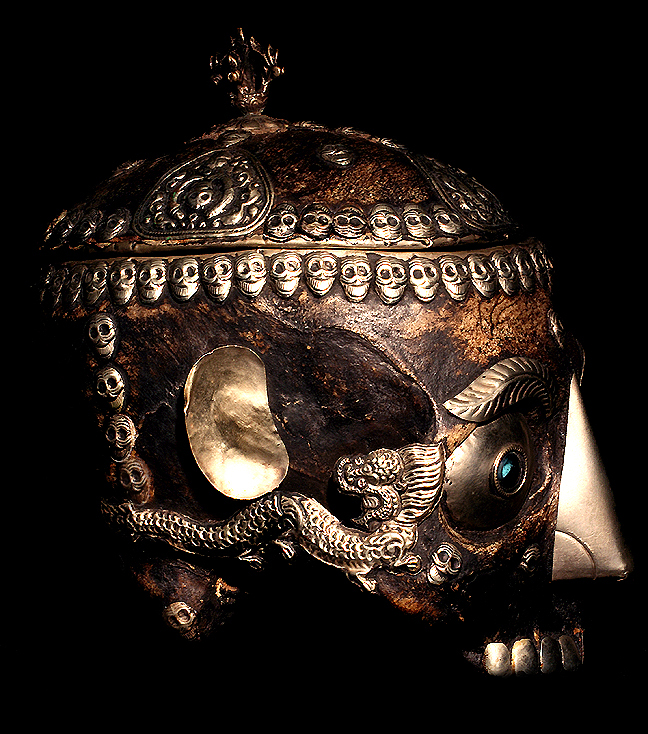 KAPALA NAPAL HAND MADE REAL HUMAN SKULL