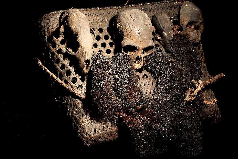 HEAD TAKING BASKET NAGA TRIBE