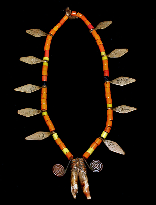 Bear Tooth Naga Necklace David Howard Tribal Art