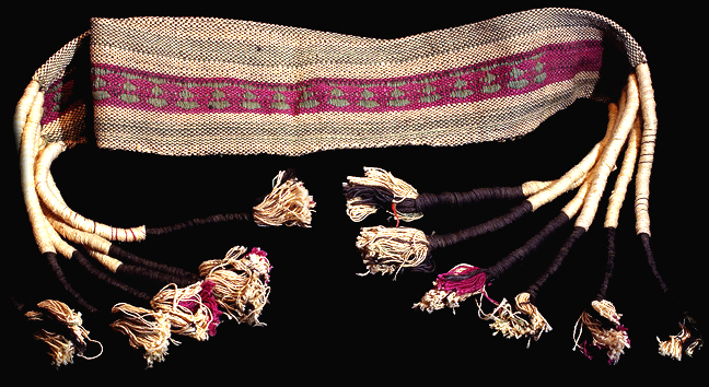 NAGALAND NAGA TRIBAL ART NAGA WARRIORS TEXTILE BELT