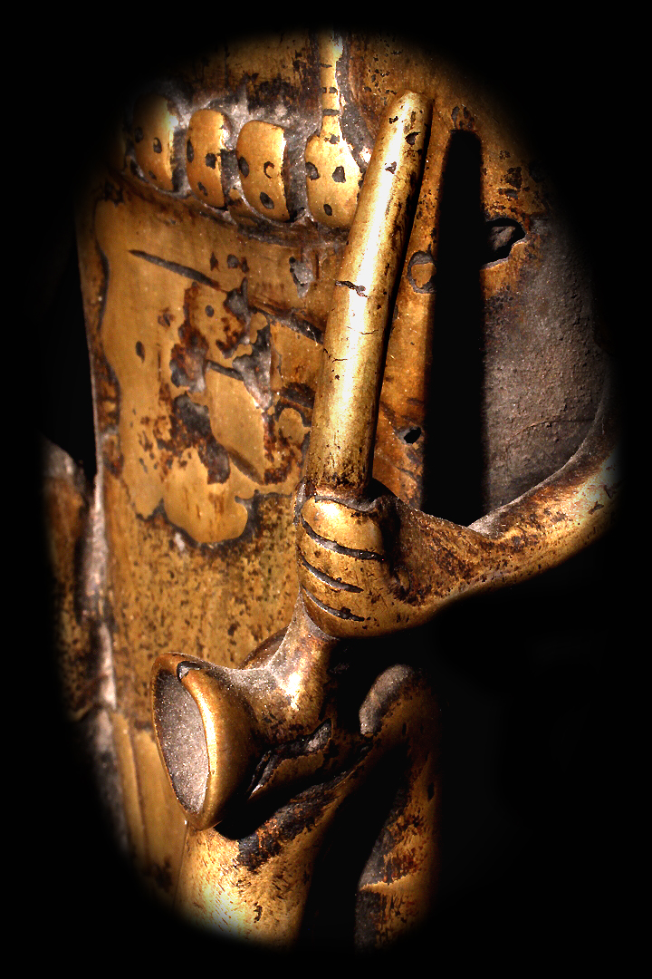 NAGA BRASS PIPE DAVID HOWARD TRIBAL ART