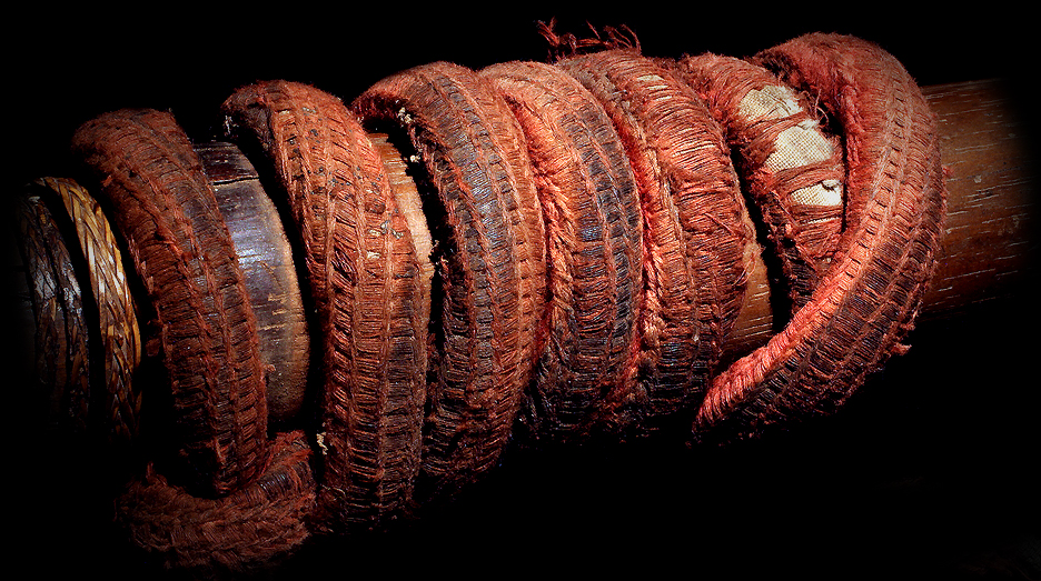David Howard Tribal Art Hill Tribe Sword Detail