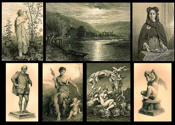 19th century antique english engravings rental exhibition