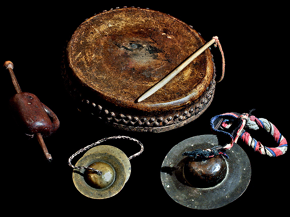Yao Ritual Musical Instruments David Howard Tribal Art