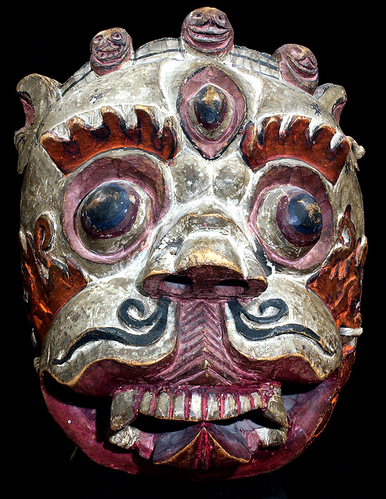 Tibetan Mask 18th century tribal art asia